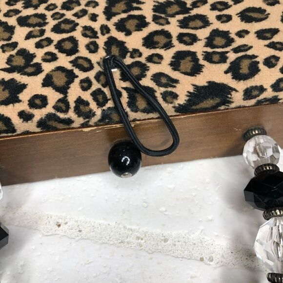 La Montana Cuban cheetah print cigar Box Purse - Picture 6 of 13